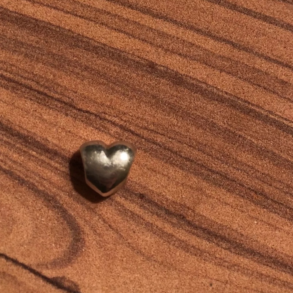 Genuine Pandora Sterling Silver Heart Charm